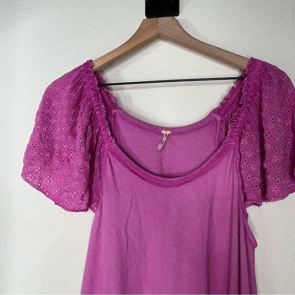 Free People Wanderlust Mini Dress in Medium Pink, size XS - Picture 5 of 9